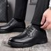 TerraStride 2025 New Casual Men's Genuine Breathable Soft Sole Business Formal Leather With Fleece Cotton Shoes_vogvips.com