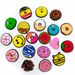 20 Set Cartoon Donut Series Shoes Flower Shoe Buckle Soft Glue Cute Garden Shoe Accessories Accessories_vogvips.com