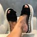 2025 Summer New Butterfly Knot Beach Slippers Thick Bottom Slope Heel Rope Large Women's Shoes_vogvips.com