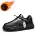 Men's Winter Snow Boots With Fleece Lining, Thickened Anti-Slip Sole, Low-Cut Warm Shoes For Cold Weather_vogvips.com