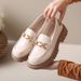 new Spring And Summer Women's Thick Bottom Lace-up Single Shoes Spring And Autumn Hundred With British Small Leather Shoeses_vogvips.com