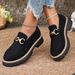 SHLIANG British Style Women's Flat Shoes Spring Autumn Thick Bottom Casual Retro Color Block Leisure Loafers Round Toe X0048_vogvips.com