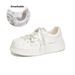 Foam Shell Toe White Sneaker For Women 2026 Summer New Thick Sole Caual Breathable Women' Sport Veratile Board_vogvips.com