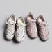 Pink Leather German Training Shoes Hidden Wedge Heel Casual Versatile Retro Style for Women Spring 2026 New Arrival Petite Size_vogvips.com