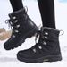 Winter Women's Shoes, Snow Boots With Plush Insulation, Cotton Boots, Thick Boots_vogvips.com