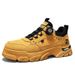 European Warm Series Low-top Martin New Autumn British Style Thick-soled Rotating Buckle Work Outdoor Casual Ankle Boots Men's Shoes_vogvips.com