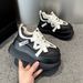Thick Soled Dad Women's Versatile 2024 New Autumn Fashion Trend Sponge Cake Casual Small Height Shoes Children_vogvips.com