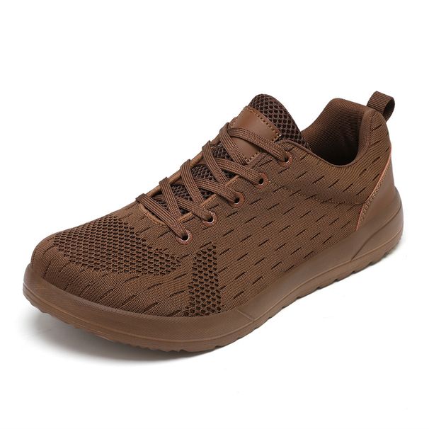 Cross-border Large Size 46 Wide-last Barefoot Men, Breathable Casual Sports Mesh Shoes, Lightweight Outdoor Wide-toe_vogvips.com