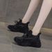 Y668 Dad For Women Ins Style Full Rhinestone Lace-up Casual Leopard Print Women's Shoes_vogvips.com