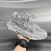 New Thick soled raised men's sports dad shoes, trendy shoes_vogvips.com