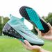 Soccer Shoes Football Shoes High Top Long Nails Black Student Professional Training Shoes Nails Large Size Children's Football Shoes_vogvips.com