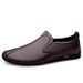 Men's Casual Loafers, Driving To Work, Soft-soled Soft Leather Men's Shoes, Lazy Men's Shoes_vogvips.com