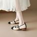 Women's Flat 2026 New -inspired Ballet Gentle Evening Style, Shallow Soft Leather French Mary Jane Shoes_vogvips.com