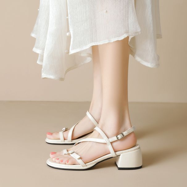 Weiwei Girl 367-1 One-Strap Roman Sandals Women, Perfect For Summer Outfits With Dresses, Comfortable High Heels_vogvips.com