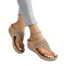 Large Size New Women's Shoes Summer Clip On Women, Hollow Metal Thick Soled Sandals For Women Batch_vogvips.com