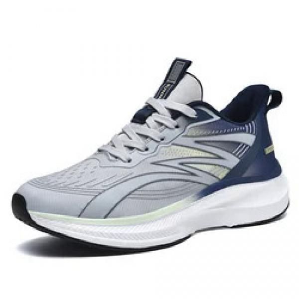 Latest Design Custom Men Fashion Casual Sports Sneakers Soft Sole Blank Mesh Breathable Jogging Running Shoes For Man_vogvips.com