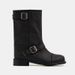 Women's Shoes Boots Women's Martin Boots Fever Same Style Genuine Leather Korean Handmade Short Boots Low Heel Mid Tube Motorcycle Women's Boots_vogvips.com