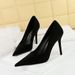 3391-10 Fashionable And Sexy Nightclub Slimming Super Heel Women's Shoes Thin Heels, Shallow Mouth Pointed Toe, Simple_vogvips.com