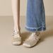 Flat-soled Single Shoes Women's Bow With Mary Jane Shoes, Shallow Mouth Soft-soled Ballet Shoes_vogvips.com