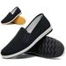 Old Beijing-style Non-slip Casual Black Breathable Men's Canvas Work And Driving Shoes, Military-style Single Shoes_vogvips.com
