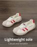 New 2025 Summer New Sporty White Sneakers Breathable Women's Lace-up Low-top Casual Shoes_vogvips.com