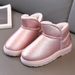 Children's Snow Boots For Boys And Girls 2025 New Style Winter Fleece And Thickened Cotton Shoes_vogvips.com