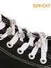 6-piece Gothic Hip Hop Cute Cartoon Bear Paw Double-Sided Decorative Accessories Set, DIY Home Decor And Crafts, Shoe DIY Decoration, Halloween_vogvips.com