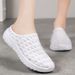 Women's Casual Shoes Are Breathable, Half-towed, And Wear A Pair Of Slippers Outside The Bag Head. Large Size Fashionable Women's Single Shoes_vogvips.com