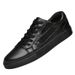 Casual Shallow Mouth Board Shoes Men's Shoes Men's Irst Layer Cowhide White Shoes Sports Shoes_vogvips.com
