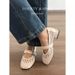 Sheepskin Edition~French Exquisite Weaving Hollow Mary Jane For Women 2025 New One Word Buckle Straw Coarse Follow Up_vogvips.com
