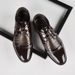 Men's Formal Business Dress Shoes - Pointed Toe Oxfords With PU Upper & Rubber Sole For Office, Wedding & Special Occasions Lace Up Pointed Toe Shoes_vogvips.com