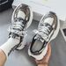 Summer Men's New Breathable Mesh Sports Men Korean Style Trendy Versatile Thick Sole Casual Running Dad Shoes_vogvips.com