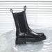 British Style Thick Soled Chelsea Boots, Women's Black Short Boots, A Must-have For Commuting To Show Off Height And Thinness_vogvips.com