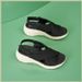Women's Summer Knitted Cross-lace EVA Thick-soled Sandals - Versatile Casual Soft-soled One-piece Slip-on 5cm Over-the-knee Sandals_vogvips.com