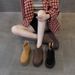 Snow Boots Women's Casual Versatile Low-top Thick-soled Thick-velvet Warm Short Boots Rear Zipper Women's Boots_vogvips.com