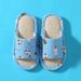 New Children's Linen Family Of Three Parent Child Indoor Home - Spring/Summer Kindergarten Cartoon Slippers_vogvips.com