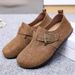Women's 2026 New Model Slip-on Retro Casual Shoes, Fashionable And Versatile, Soft-soled Comfortable Flat_vogvips.com