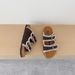 Unisex 2026 Fashionable Color-Blocked Woven Birke Shoe Two-Stripe Slippers For Wear At Home Or Shopping_vogvips.com