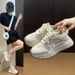 Dad Shoes Female Student Sports Running Shoes Casual Shoes Platform Height Increase_vogvips.com