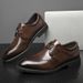 Leather New Slip-On Men's Business Casual Formal Shoes For Men_vogvips.com