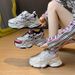 Spring Platform Sneakers For Women - Chunky Dad Shoes With Height Boost | Cushioned & Breathable For Running & Casual Wear (Model ZL7517)_vogvips.com