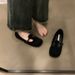 Shallow Mouth Single Shoe Women's Spring And Autumn 2025 New Style French Buckle With Casual Commuting Flat Mary Jane_vogvips.com