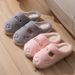 Cotton For Men Women, Autumn And Winter 2025 New Indoor Home Thick Sole Non-Slip Warm Plush Silent Slippers_vogvips.com