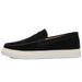 Men's Suede Sneakers Summer Breathable Slip on Loafers Hand Stitched Thick Sole Versatile Casual Shoes_vogvips.com