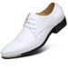 Pointed Toe British Style Business Casual Korean Version Patent Lace-up Leather Large Size Men's Shoes 48_vogvips.com