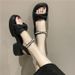 Sandals Women Platform Fairy Wind Pearl Beach Shoes Soft Sole Fashion Roman Shoes Tide_vogvips.com