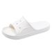 One Word Slippers Couples, Fish Mouth Men Women, Feeling Of Stepping On Poop. Wearing At Home And Outdoors, With A Thick_vogvips.com