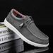 Chulefu Casual Men's Sail Leather Surface Shoes, Shoe Covers, Lazy Feet, One Foot Pedaling_vogvips.com