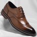 Regal Footwear Men's Low-Cut Business Large Size European Style Oxford Suit Trendy Wenzhou Leather Shoes_vogvips.com