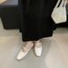 French Style Closed-Toe Half-Slip Slippers 2024 New Small Size Height Increasing Soft Sole Maternity Single Shoes For_vogvips.com